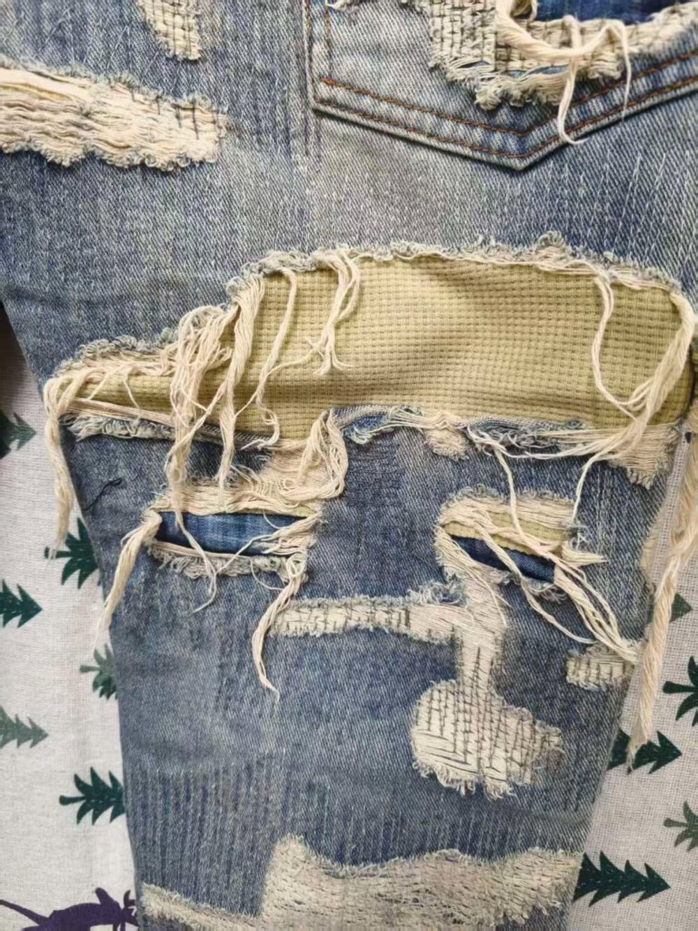 Undercover For Rebels Distressed Jeans, Light Blue - Picture 6 of 8